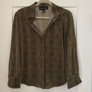 Gold/Bronze Shimmer Blouse size 14